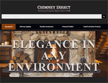 Tablet Screenshot of chimneydirect.com